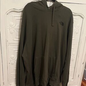 The North Face Men's Dark Green Hoodie XXL